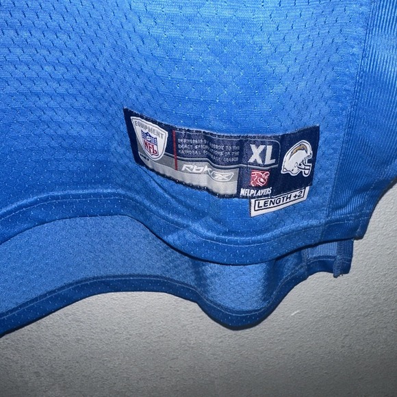 NFL San Diego‎ Chargers Shawn Merriman #56 Size Xl  Blue Rbk - Picture 4 of 9